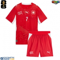 Otroški Nogometni dresi Švica Breel Embolo #7 Domači SP 2026 Kratek Rokav (+ Kratke hlače)
